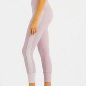 Vuori Lavender and White Leggings